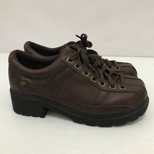 Y2K Harley-Davidson Platform Brown Leather Size 7.5